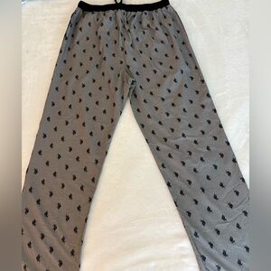 U.S. Polo Assn Men’s Gray Pajama Pants Size L all over logo